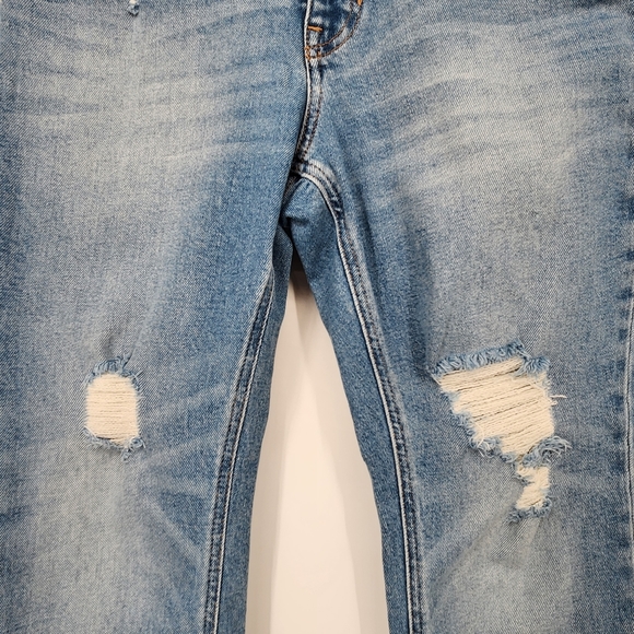 J. Crew Demi Boot Crop Jeans Mid-rise Distressed Medium Wash 27P - Picture 4 of 12